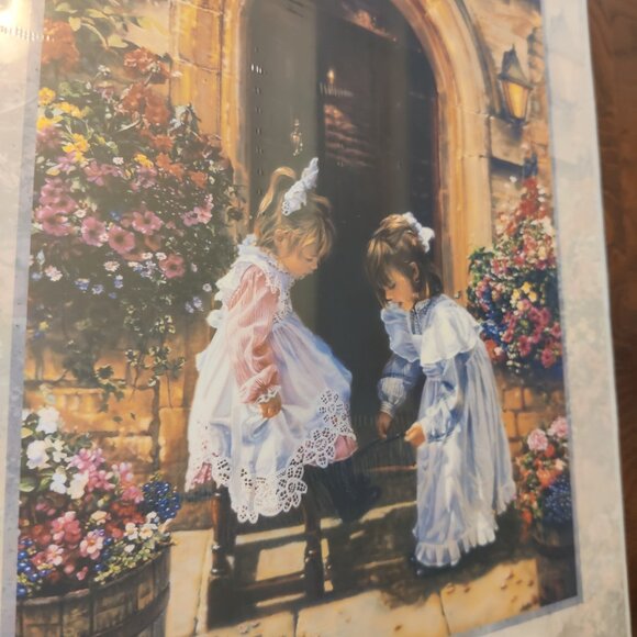 "A Sister's Touch" Lithograph Sandra Kuck Original Print - Picture 4 of 9